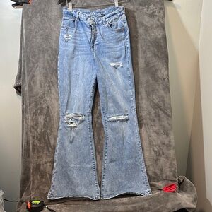 American Eagle High Rise Flare Jean